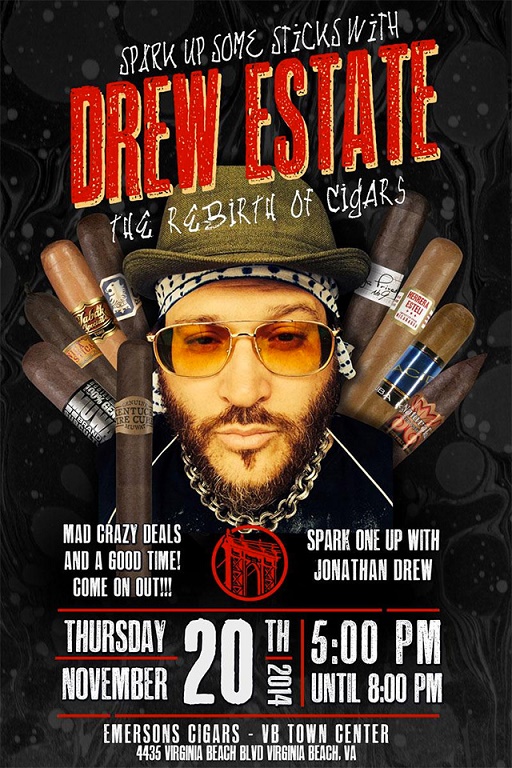 drew estate cigar tour