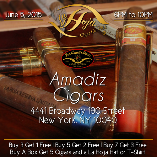 LaHoja2015-06-05 Amadiz Cigars