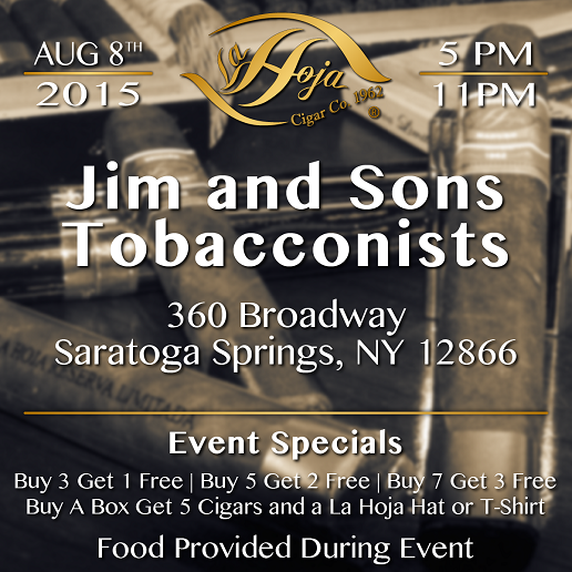 LaHOja2015-08-08 Jim and Sons Tobacconists